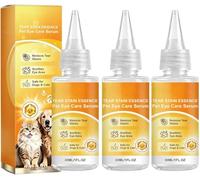 Gentle Pet Eye Care Serum for Dogs & Cats, Pet Tear Stain Remover Serum，3Pc | Gentle Pet Eye Care Drops,Pet Eye Stain Remover Essence Nourishing Drops,Pet-Friendly Daily Maintenance,Cleaning The Eye Area