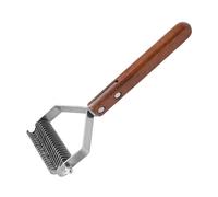 Gentle Pet Hair Brush Wood Deshedding Comb Cats Massage Grooming Tool Reduces Shedding Regular Use Pet Deshedding Brush Small Size