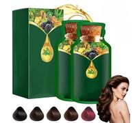 Gentle plant-based fast-acting hair dye, natural plant extract bubble hair dye (including hair mask), suitable for all hair colors.