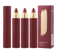 Gentle & Radiant Multi-Purpose Stick, Lasting Makeup Gloss Pen Long Lip Lipstick Pencil, Lipstick + Blush + Eyeshadow + Highlight, Hydrating & Translucent, Smudge-Proof (3PC)