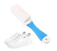 Gentle Shoe Brush-Soft Bristle Design, Cleaning Scrub Tool, 7.68x1.38 Inches Care Gear | Blue White Home Couch