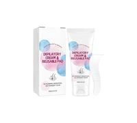 Gentle Skincare Hair Removal Cream-Gently Removes Hair Without A Burning Sensation, Features A Pleasant Fragrance, Moisturizes The Skin(2pcs)