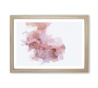 Gentle Soul in Abstract Framed Print | A2 Oak Framed Wall Art | Ready to Hang | Abstract Fantasy Picture | Living Room Bedroom Lounge Office