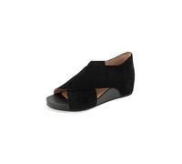 Gentle Souls by Kenneth Cole womens Gainey, Black Suede, 2.5 UK