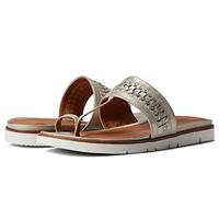 Gentle Souls by Kenneth Cole Women's Lavern Lite Thong Braid Sandal, Ice, 6.5 UK