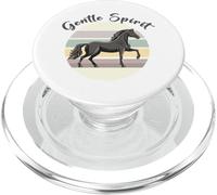 Gentle Spirit Minimalist Equestrian Aesthetic PopSockets PopGrip for MagSafe