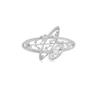 Gentle Style Saturn Pearl Suit Brooch Women's Metal Line Design Sense Light Luxury Niche Smart Elegant Elegant Brooch