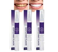 Gentle Teeth Whitening Pen with Mint Flavor for Sensitive Teeth, Precision Brush Brightening Gel Pen, Freshens Breath for a Brighter Smile, On-the-Go Daily Oral Care for Adults 4ml (3pcs)