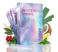 Gentle Teeth Whitening Strips - Bleaching teeths Free of Peroxide for a Radiant Smile - Teeth whitenings Strips Tooth Bleaching - Mint Freshness-USV03