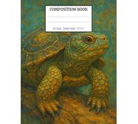 Gentle Turtle Composition Book: Ocean Wildlife Cover, 100 College Ruled Pages, 8.5x11