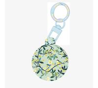 Gentle Yellow Bird Branches Print Round Acrylic Pet Tag, Dog Neck Pendant Tags for Pets Circular Dog Cat Collar Name Tags