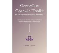 GentleCue Check-In Toolkit: 7-Day Grief Journal for Loss, Hard Days & Emotional Overwhelm | Daily Prompts, Boundary Scripts & Grounding Practices | 5x7 Guided Journal