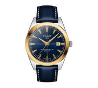 Gentleman Gold Bezel 40mm Mens Watch Blue