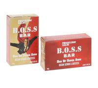 Gentleman Joe Man Wash BOSS Bar Soap, Ocean Scrub & Success, Man Sized 190g, UK-Made, Vegan, Plastic-Free, Single Pack, Triple Pack (4)