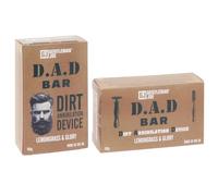 Gentleman Joe Man Wash Original DAD (Dirt Annihilation Device) Lemongrass & Glory, Man Sized 190g, UK-Made, Vegan, Plastic-Free, Single Pack, Triple Pack (3)
