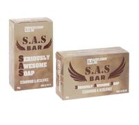 Gentleman Joe Man Wash Original SAS (Seriously Awesome Soap) Cedarwood & Resilience, Man Sized 190g, UK-Made, Vegan, Plastic-Free, Single Pack, Triple Pack (4)