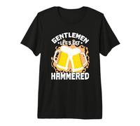 Gentleman Let's get Hammered Premium T-Shirt