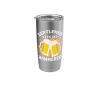 Gentleman Let's get Hammered Stainless Steel Insulated Tumbler