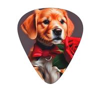 Gentleman-like dog Wear-resistant guitar picks, thin, medium, heavy, 12 pieces of guitar picks, suitable for guitar, bass, electric guitar, ukulele,