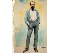Gentleman Notebook | Quote on Back" "Be Weird" | Ai Image and Digital Collage: Notebook for Girls, Teens and Women | 6 x 9 inches | 110 pages