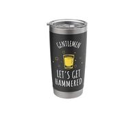 Gentlemen Lets Get Hammered Bachelor Party Stainless Steel Insulated Tumbler