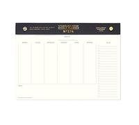 Gentlemen’s Hardware Standard Issue Post Bound Undated Weekly Planner - Contains 60 Perforated Sheets. Printed with Soy Inks on Acid-Free Paper. GEN574UK.