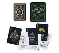 Gentlemen's Hardware Campfire Waterproof Survival Playing Cards - Perfect for gifting as comes in attractive travel tin.