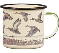 Gentlemen's Hardware Camping Mug and Outdoor Enamel Coffee Cup, 500 ml, Lake & Ducks