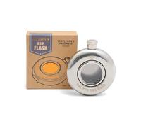 Gentlemen's Hardware Drink Flasks Gift Boxed Stainless Steel Hip Flask, 135 ML, One for The Road