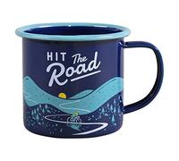 Gentlemen's Hardware GEN322 Enamel Mug Bicyle, Navy