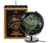 Gentlemen's Hardware No. 07 12" City Lights Illuminated Globe Lamp, Colour Blue, A Sophisticated Addition to Your Home Decor.