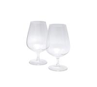Gentlemen's Hardware Tulip Glasses for Beer Stemmed Belgian Glasses, Set of 2, Clear