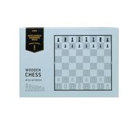 Gentlemen's Hardware Wooden Chess Board Game Set, 32-Game Pieces, Acacia Wood