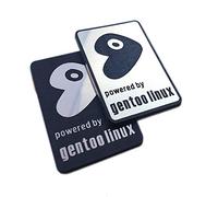 Gentoo Linux Sticker Set (Two Emblems) - 35 mm x 25 mm