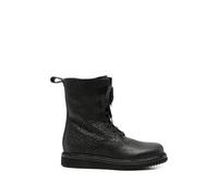 Gentry Portofino grainy leather lace-up boots - Black 36-37-38-39-40-41