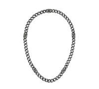 Gents BOSS Double B Black Stainless Steel Link Necklace