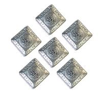 Gents Prince Charlie Jacket Button Small in Chrome