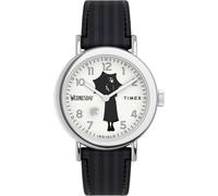 Gents Timex Lab Collab Silver Tone Watch TW2Y19400 - Classic - Stainless Steel / Leather / Mineral Glass / Brass