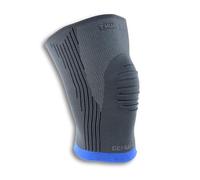 GenuAction - Closed Knee Support - Knee Braces for Arthritis, Joint Pain Relief, Chronic Aches, Knee Injuries, Runners Knee - for Daily Wear, Recovery - Graded Compression, CE Medical Device (Size 3)