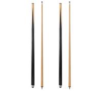 Genubi Industry 48 Inch Pool Cue Stick/Billiards Cue Stick, Hardwood Pool Stick Pool Cue, 2-Piece Pool Cue House Bar Cue Stick, Set of 2