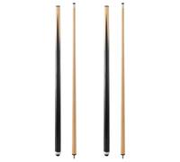 Genubi Industry Pool Cue Stick/Billiards Cue Stick, Pool Stick 58" Set of 2, Hardwood Pool Sticks, 2-Piece Billiard Pool Cue Stick for House and Bar