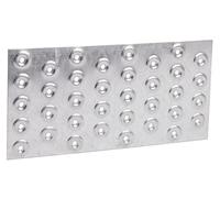 GENUEN® 10 x Galvanised Hand Nail Plates (150 x 50mm)
