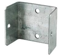 GENUEN® Fence Panel Clips/Trellis Clip Bracket Galvanised Panel Clip (Multi Sized Packs) (10, 38mm)