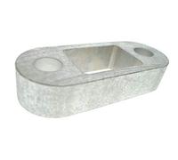 GENUINE 1" ALUMINIUM TOW BALL SPACER 25mm BLOCK CARAVAN TRAILER MP236B MAYPOLE
