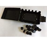 Genuine 12V/24V 10-way Waterproof Hinged Junction Box For 7 or 8 Core Cable, Trailer, Caravan, Horsebox Etc Blade Terminals (Replaces Britax) MP2985B MAYPOLE