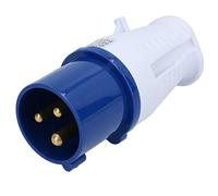 GENUINE 16A 230V 3 PIN IN-LINE CARAVAN PLUG FOR MAINS IP44 MP372B MAYPOLE