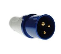 GENUINE 16A 230V 3 PIN IN-LINE CARAVAN PLUG FOR MAINS IP44 MP372B MAYPOLE