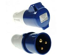 GENUINE 16A 230V 3PIN IN-LINE CARAVAN PLUG & SOCKET FOR MAINS MP372 MP373B MAYPOLE