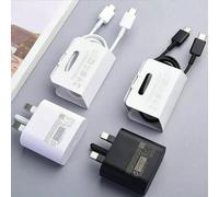 Genuine 25W Super Fast Charger For Samsung A34, A55, S23, S24, S23 Ultra, Flip 5