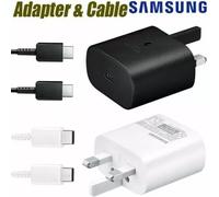 Genuine 25W Super Fast Charger For Samsung Galaxy A04s A05s A13 A20e A40 A50 A70